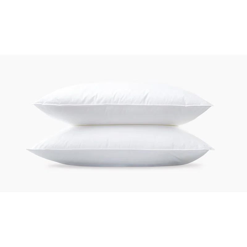 Valletto Luxe European Goose Down Medium Support Queen Pillow