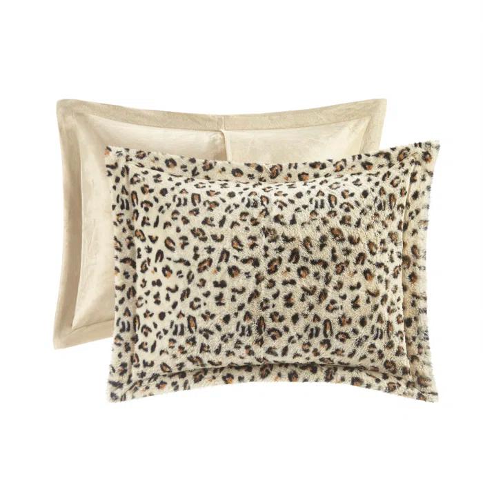 Madison Park Zuri Faux Fur Comforter Set