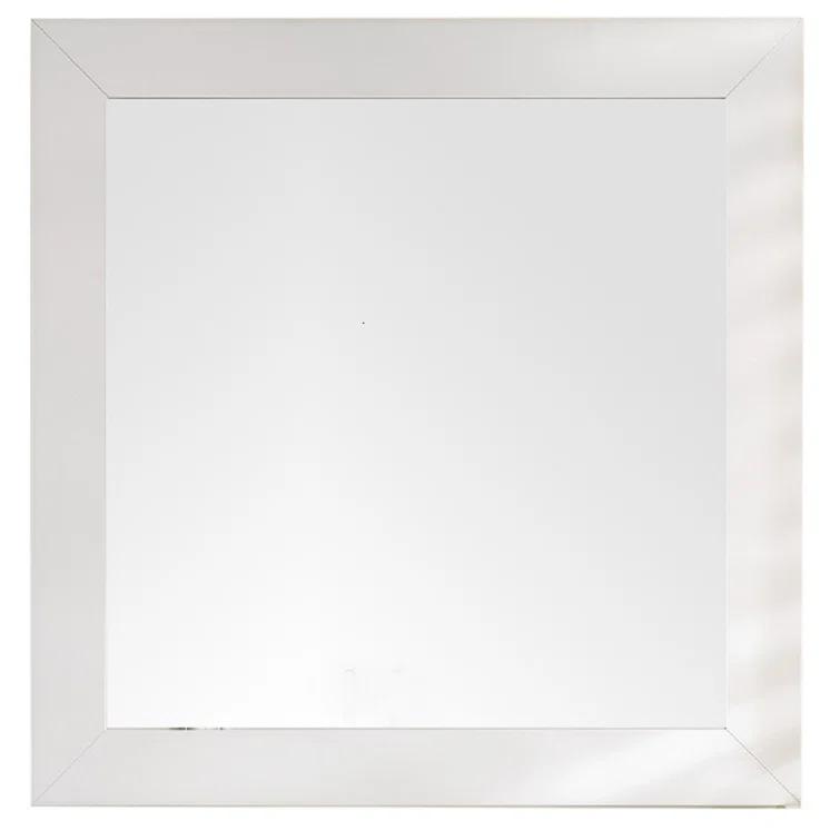 James Martin Vanities Weston 29" Rectangular Mirror, Bright White