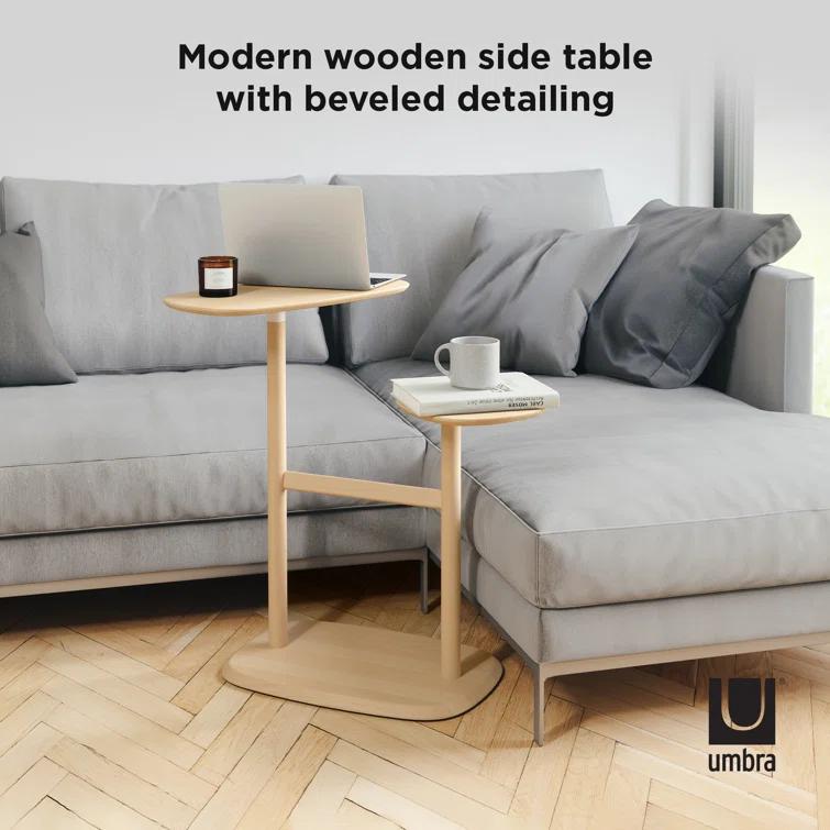 Swivo Solid Wood End Table