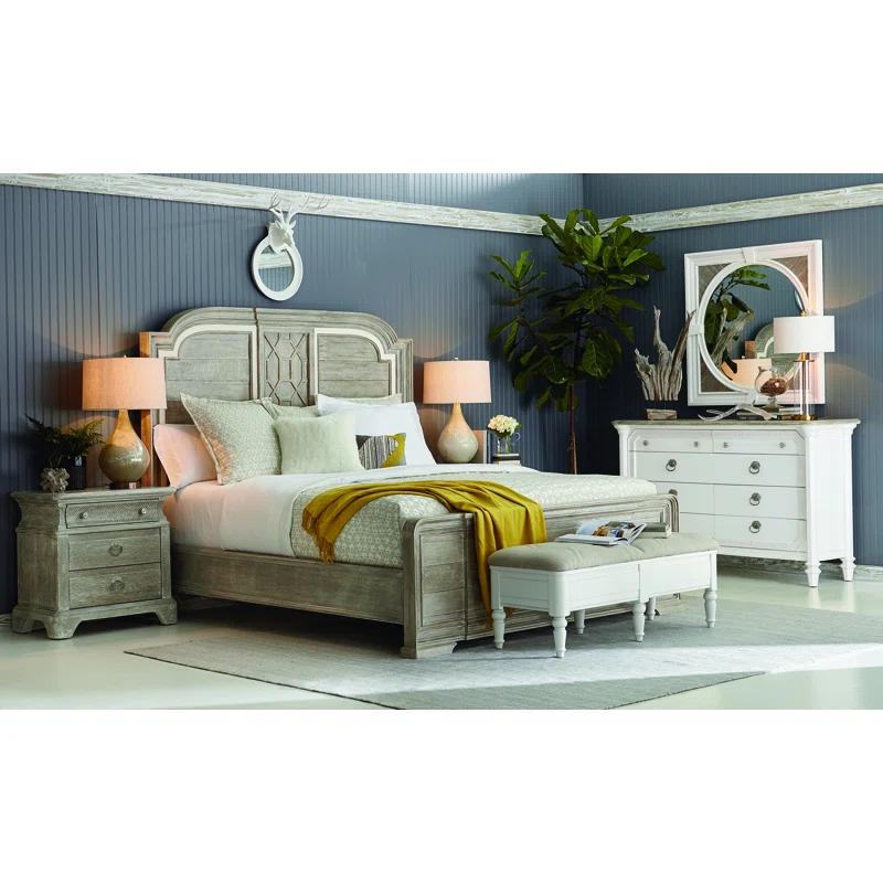 Dowton Abbey 30'' W Solid Wood Nightstand