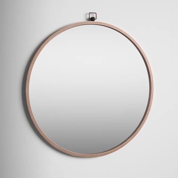 Kelly Clarkson Home Alariz Metal Flat Wall Mirror