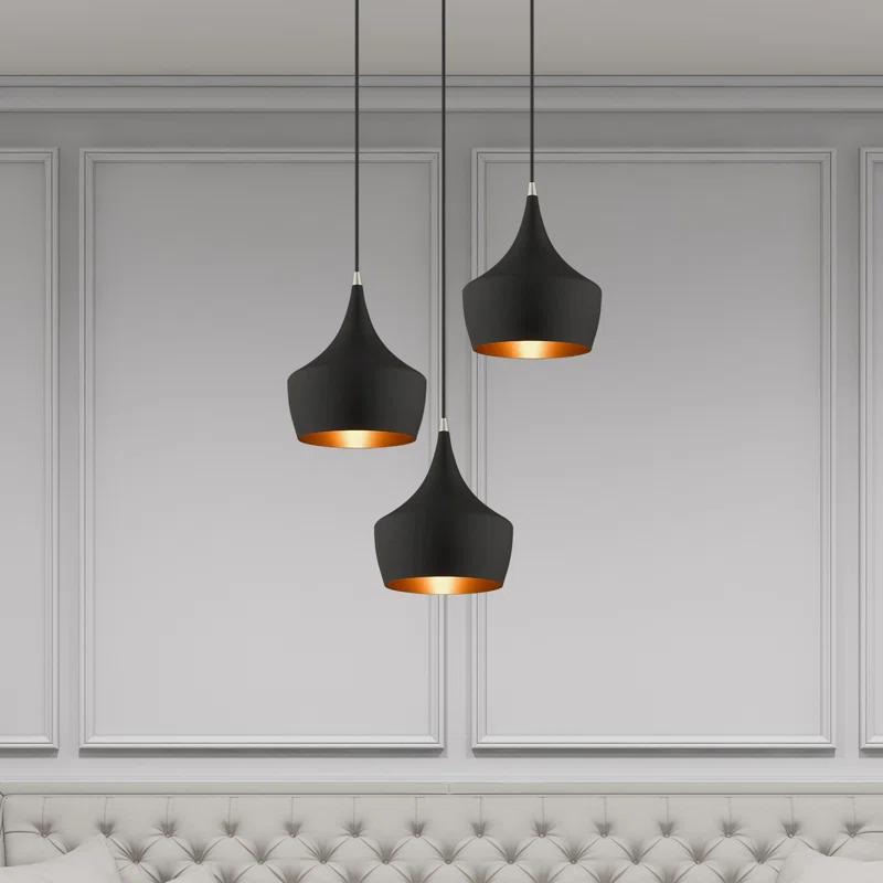 Schultz Single Light Metal Dimmable Pendant
