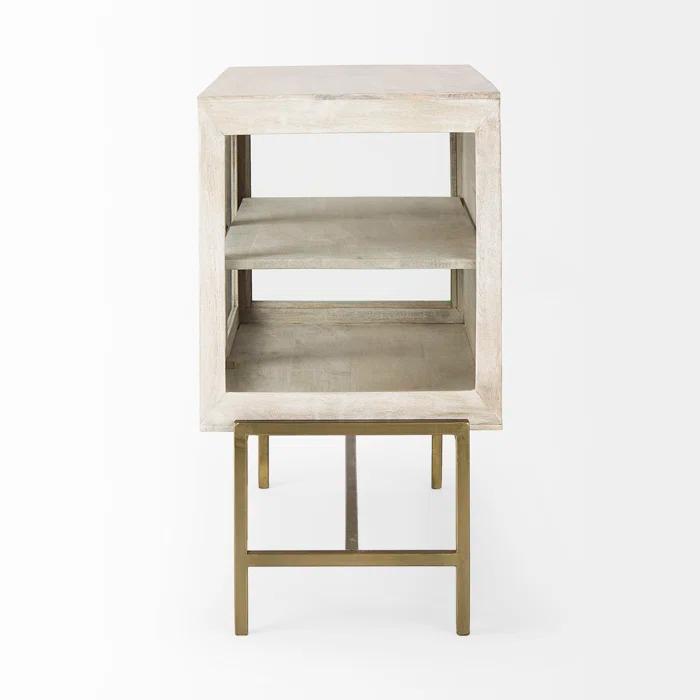 Warner Solid Wood Storage Cabinet