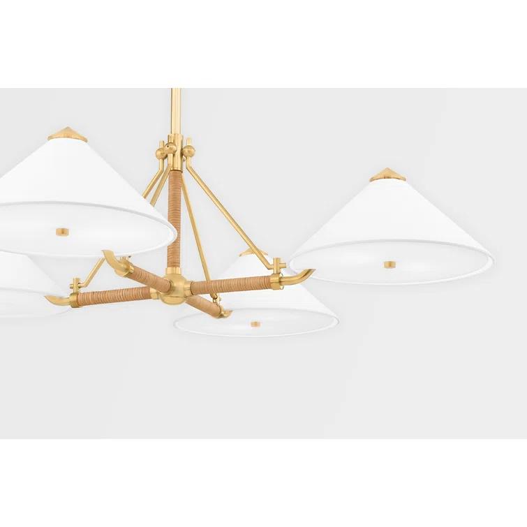 Axton Chandelier - Antique Brass / 4 Light