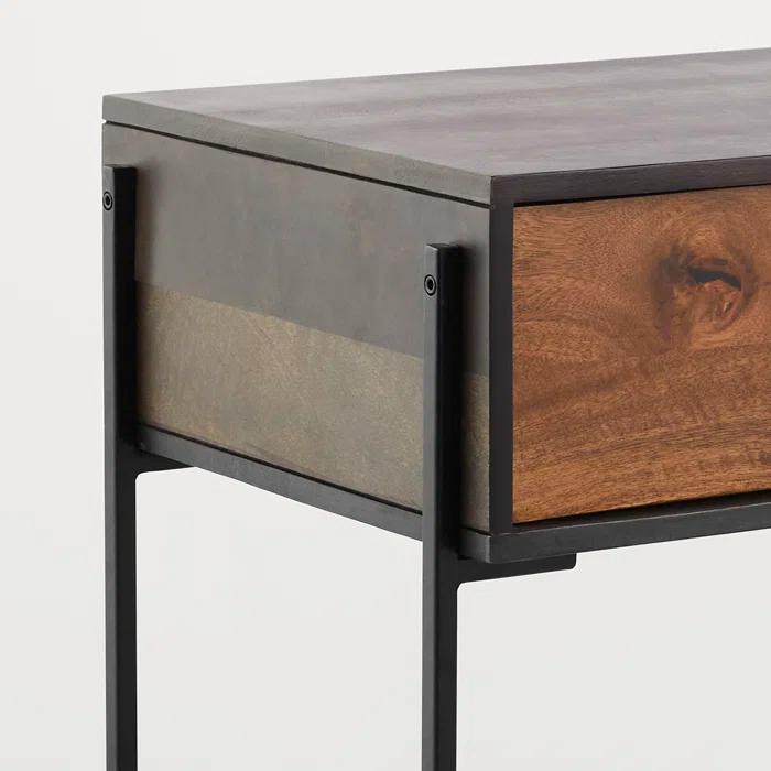 Samia 54'' Solid Wood Console Table