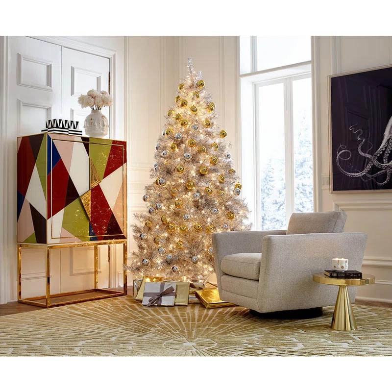 Muse Gilded Scented Designer Candle with Ceramic Holder