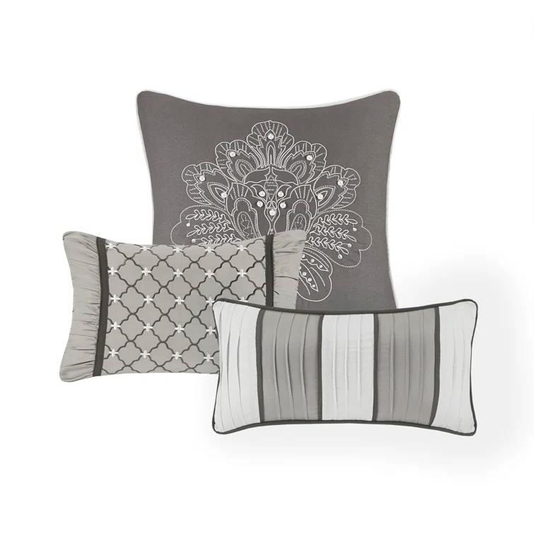 Madison Park Bellagio 7 Piece Jacquard Comforter Set