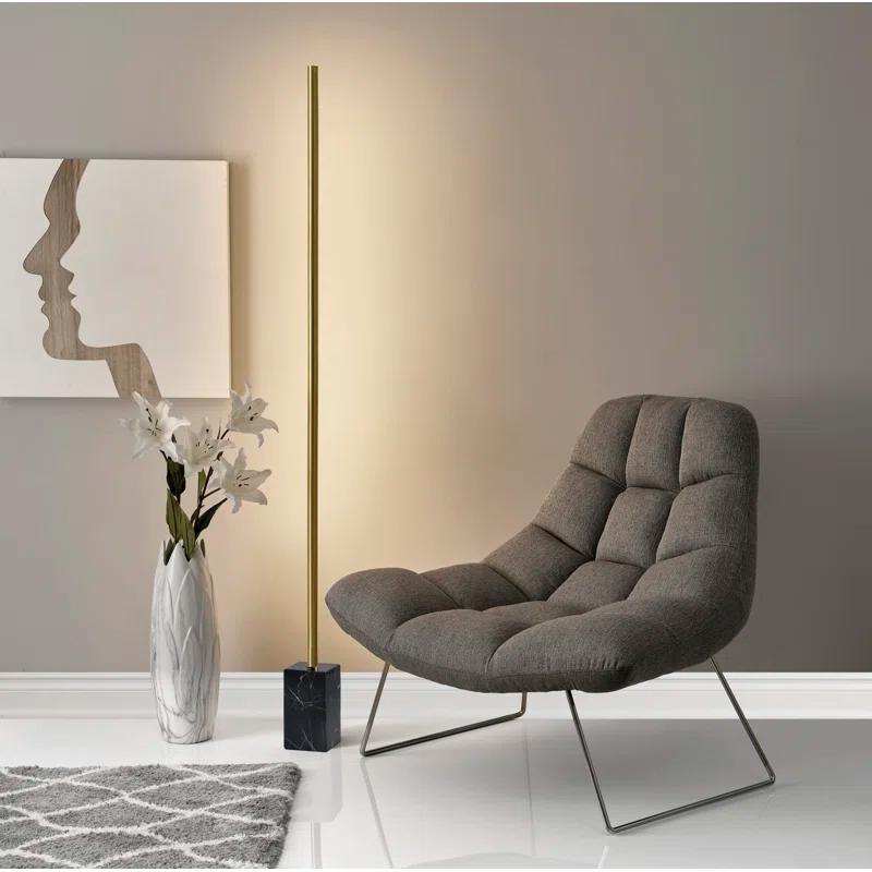 Modern LED Marble Floor Lamp (65")