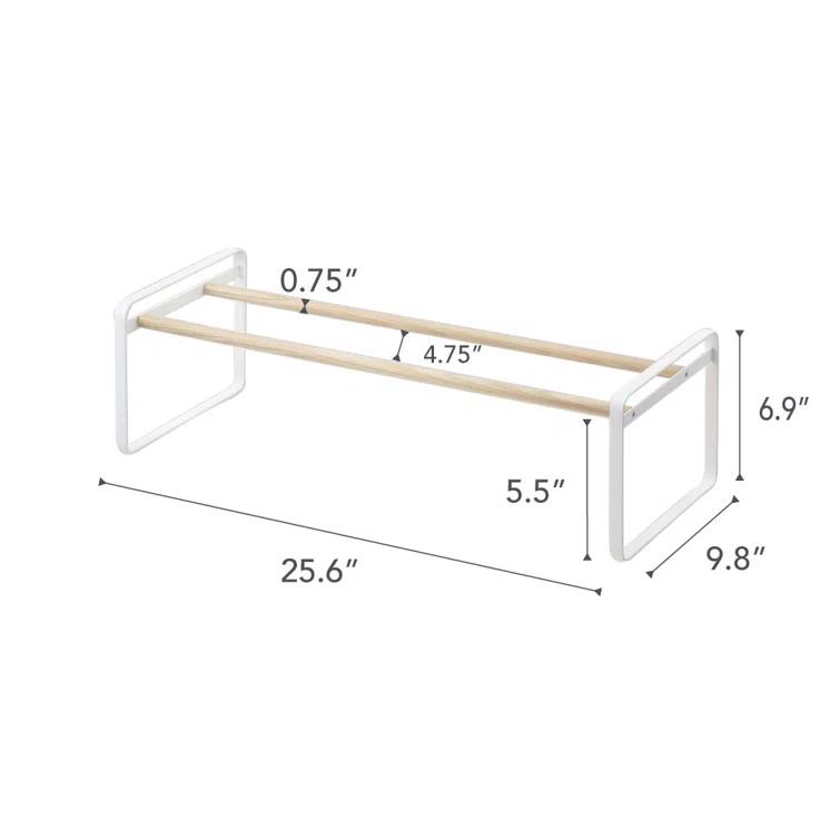 Yamazaki Home Shoe Rack, Steel, Expandable, Stackable