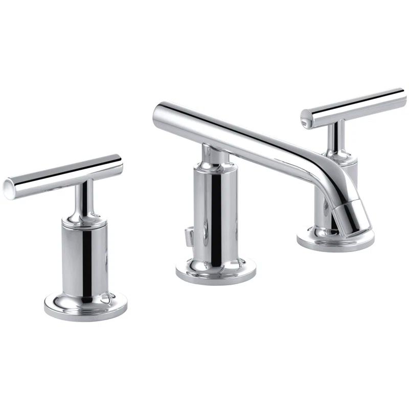 Purist® Widespread Bathroom Faucet with Drain Assembly