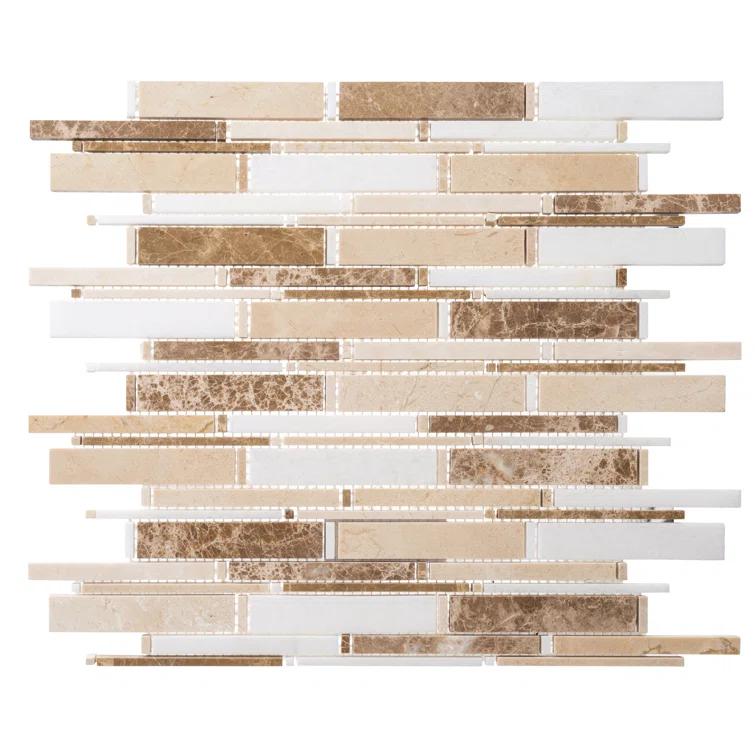 Knoll Natural Stone Mosaic Kitchen Backsplash, Bathroom, Shower, Pool, Wall and Floor Tile