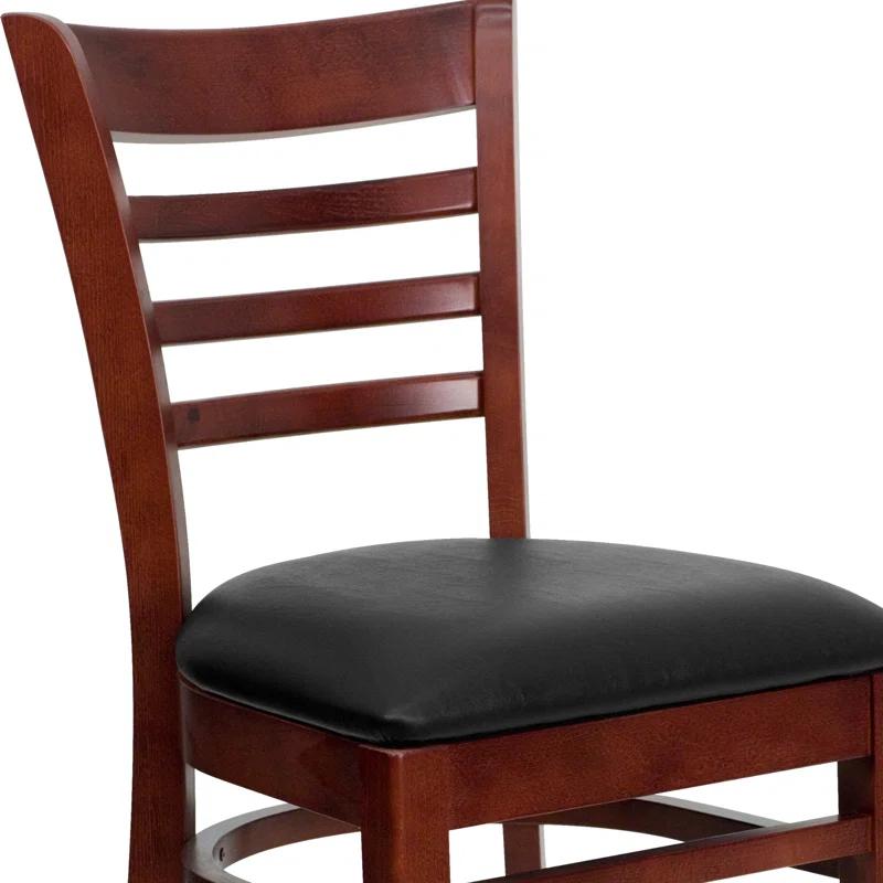 Red Barrel Studio® Ladder Back Wooden Restaurant Chair