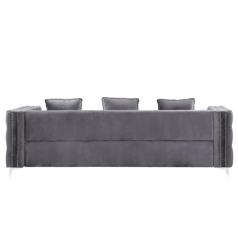 Orren Ellis 103'' Velvet Sofa