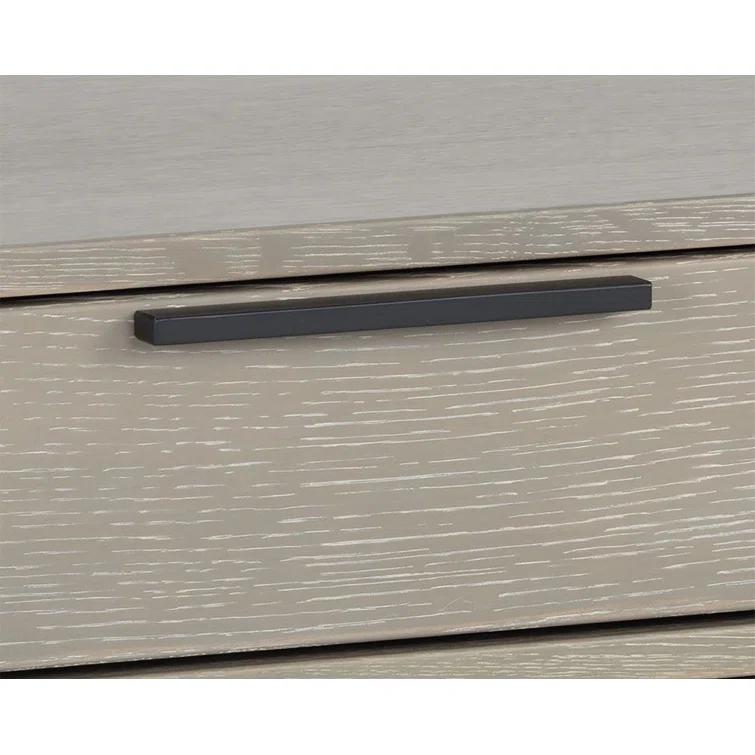 Transitional Rebel Black & Gray 1-Drawer Nightstand