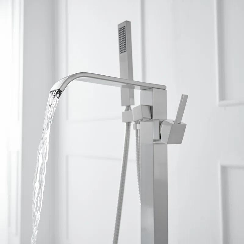 VIBRANTBATH Floor Tub Spout with Diverter 7012-N