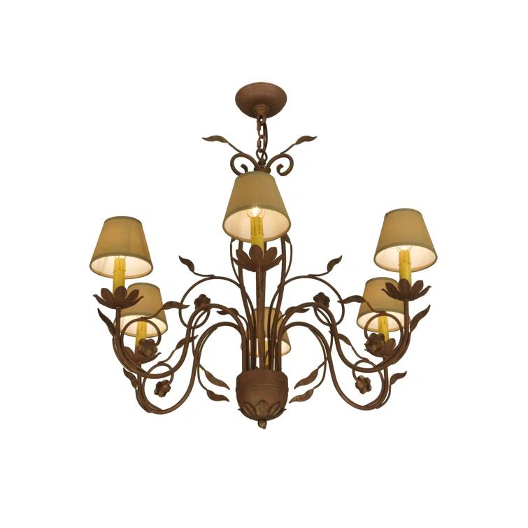 Meyda Lighting Bordeaux 6 - Light Dimmable Chandelier