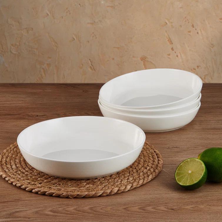 Mikasa Mikasa Samantha 9 in. Bone China Pasta Bowls (Set of 4)