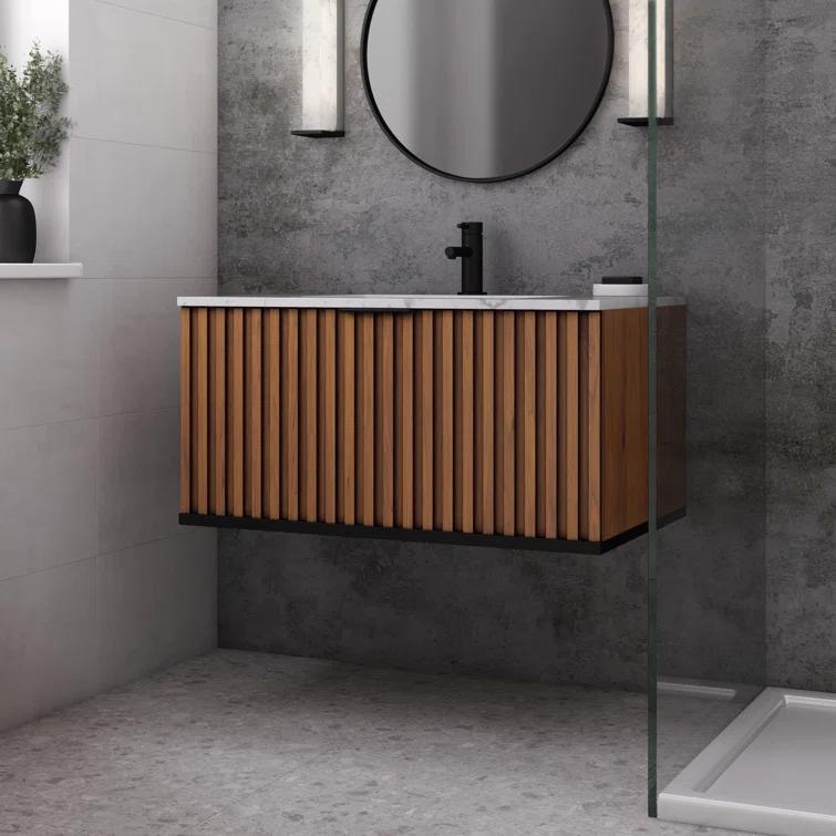 Terra 36" Wall-Mounted Single Bathroom Vanity Set