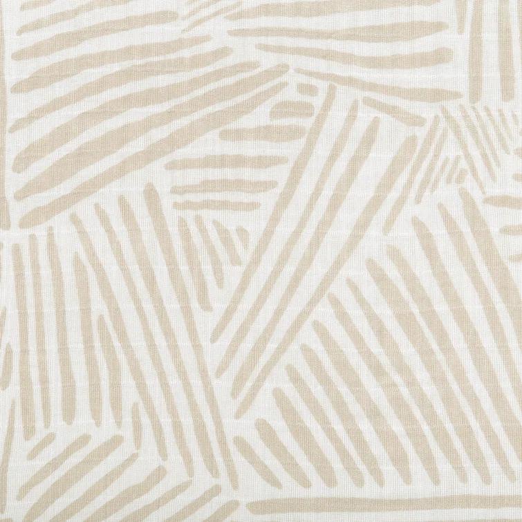 Oat Stripe Swaddle In Muslin Cotton
