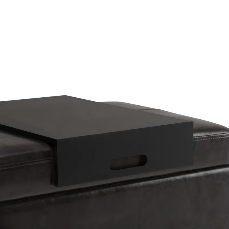 Oregon Faux Leather Ottoman