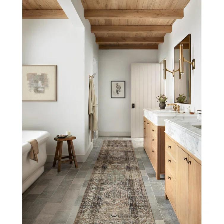 Billie Rug by Amber Lewis x Loloi - Clay and Sage / 2'6" x 9'6"