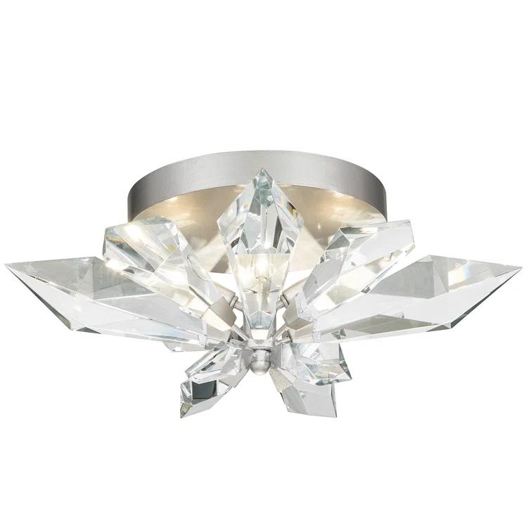 Fine Art Handcrafted Lighting Foret 24.25" Round Flush Mount