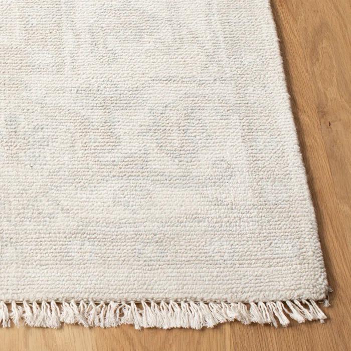 Dorset Fog Floral Hand-Knotted Wool Area Rug, 6' x 9'
