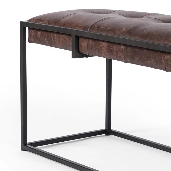 Jazelle Genuine Leather Bench