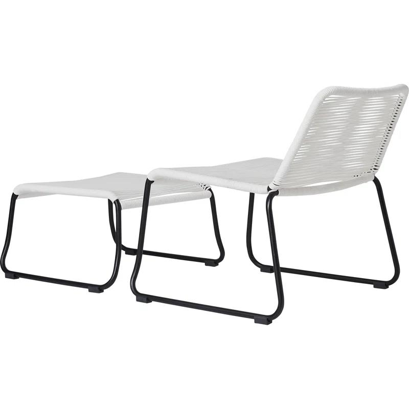 Huron Patio Chair with Ottoman