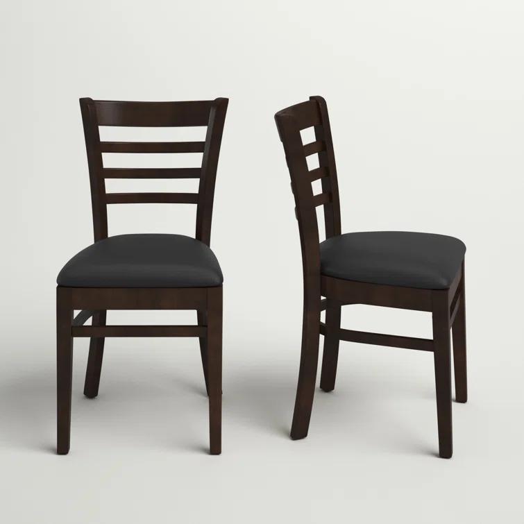 Red Barrel Studio® Ladder Back Wooden Restaurant Chair