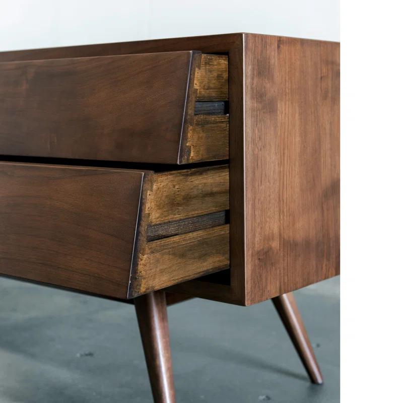 Virgo Solid Wood TV Stand for TVs up to 78"