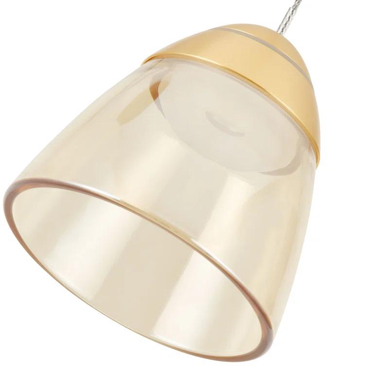 VONN Lighting Roma 5-in 100-277V 1-Light ETL Certified Integrated LED Height Adjustable Pendant Lighting