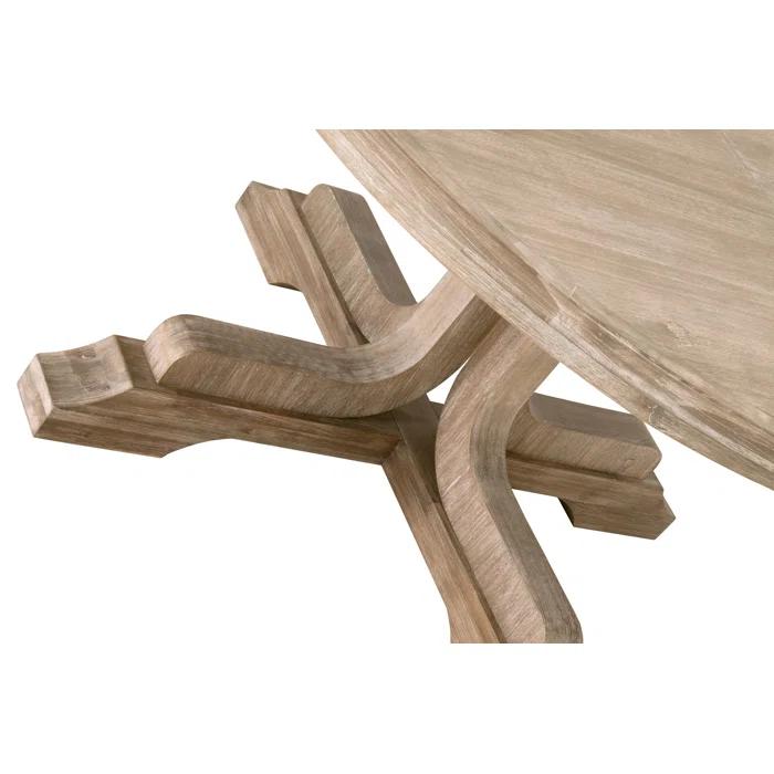Torrey Oval Solid Wood Base Dining Table