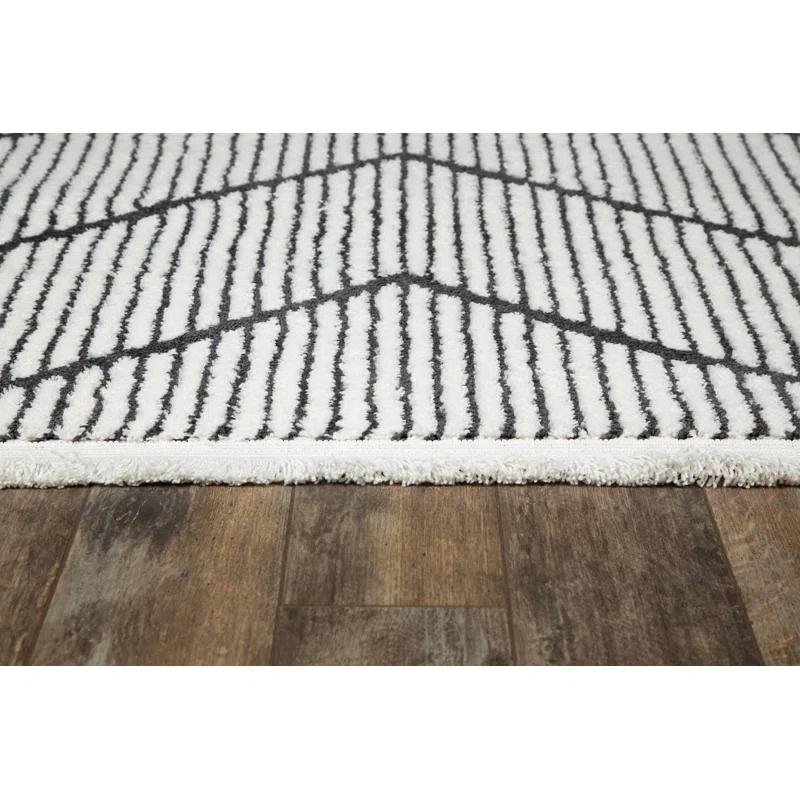 Lindy Charcoal/Ivory Rug