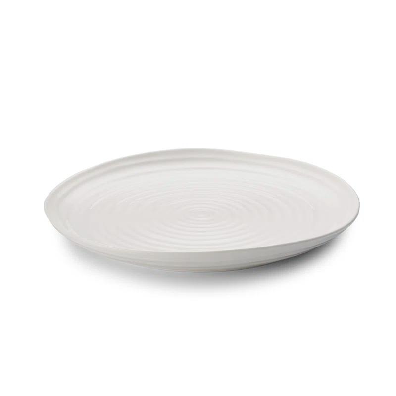 Portmeirion Sophie Conran-White Platter, Round 12"