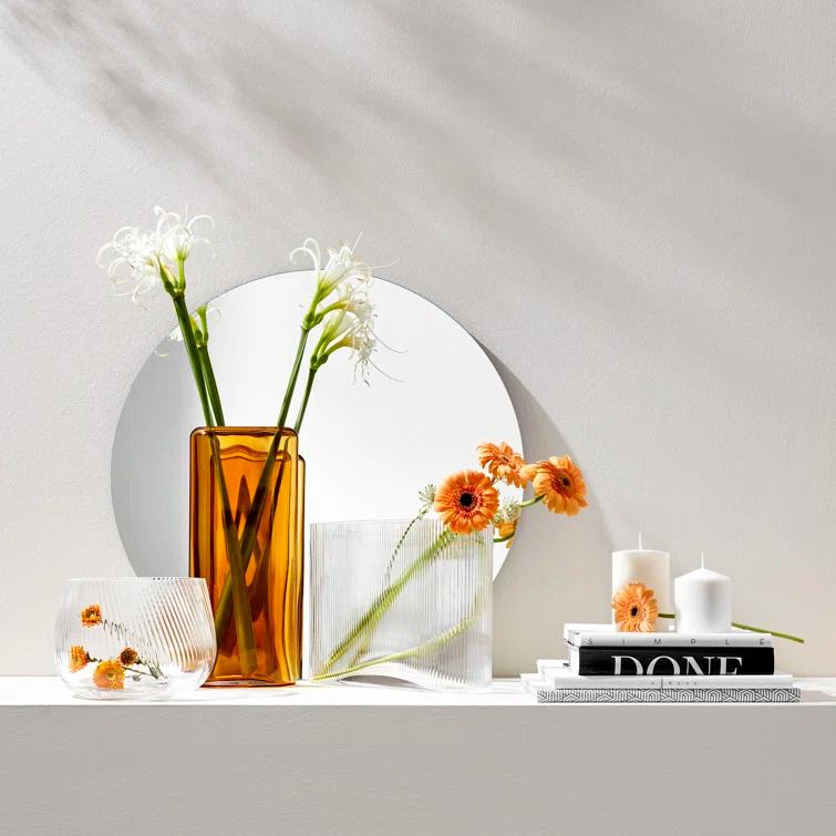 Mist Lead Free Crystal Vase