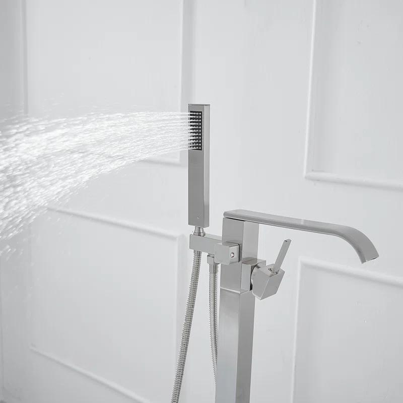 VIBRANTBATH Floor Tub Spout with Diverter 7012-N