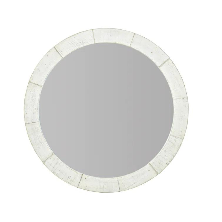 Piper Wood Flat Wall Mirror