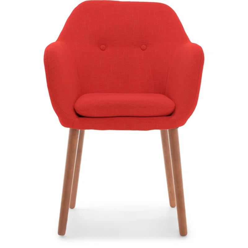 Elle Decor Adore Decor Roux Mid-Century Accent Chair for Home Office or Living Room