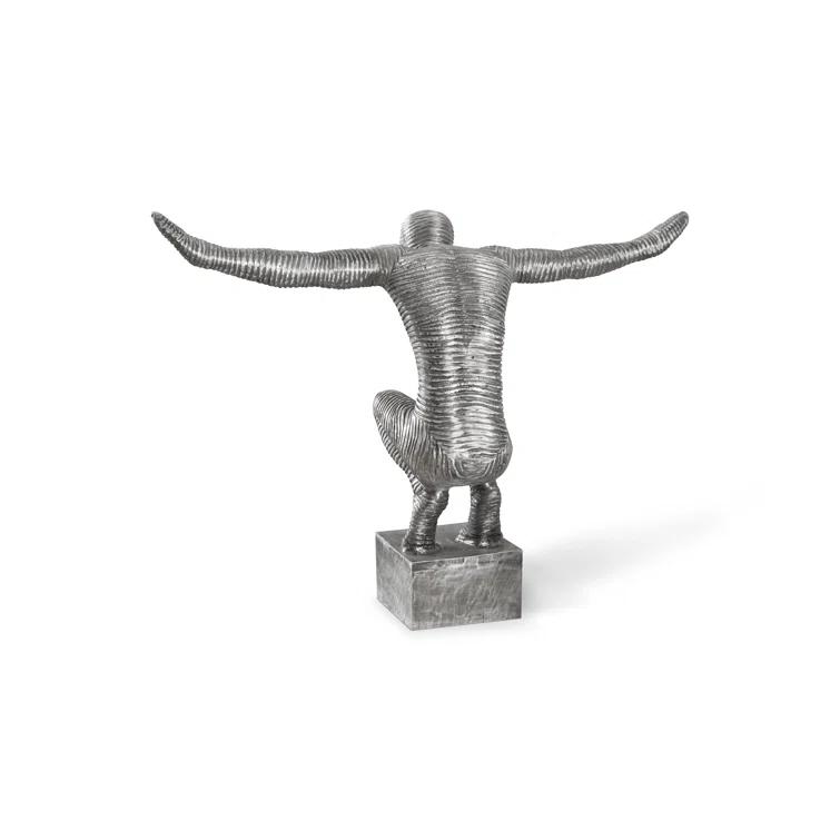 Outstretched Arms Sculpture, Aluminum, Small