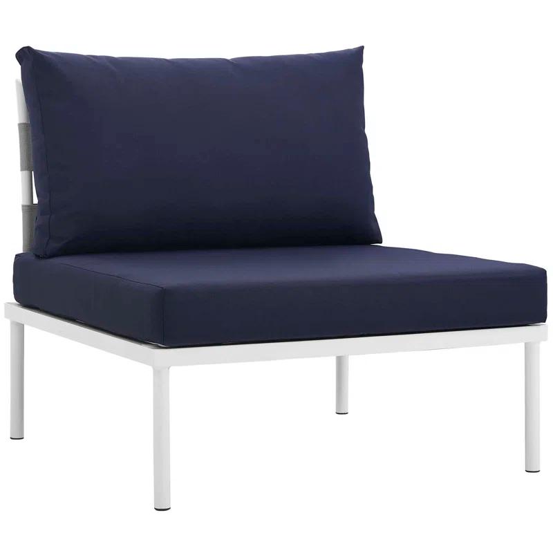 Carmine 6 Piece Outdoor Patio Aluminum Sectional Sofa Set
