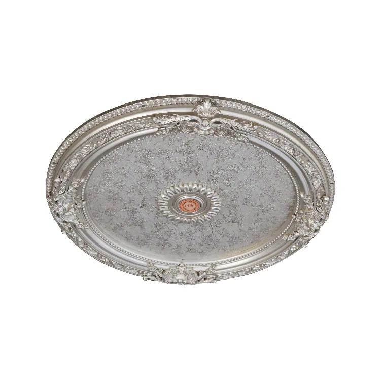 Round Chandelier Ceiling Medallion