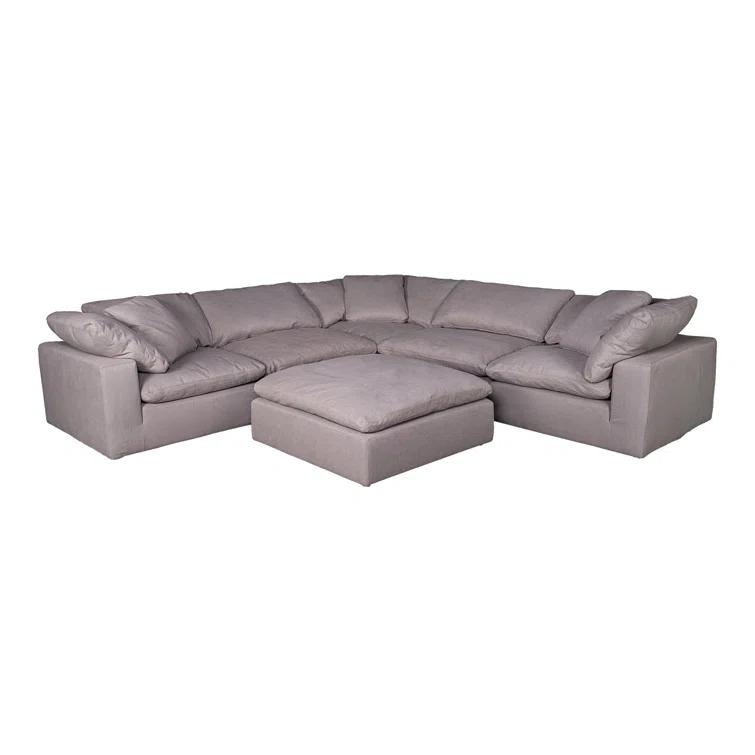 Tila Performance Fabric Ottoman