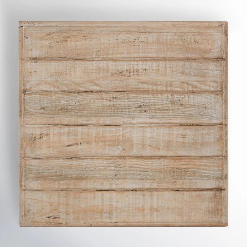Bander Square Reclaimed Wood End Table (24")