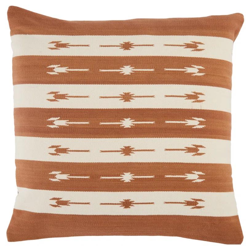 Estela Striped Cotton Throw Pillow
