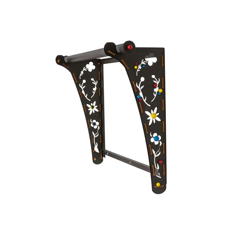 Meyda Lighting Rustic Lodge Metal Bracket Shelf