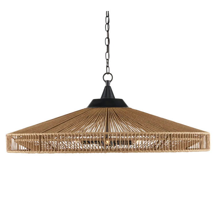 Oleander Chandelier - Natural / 36" Dia