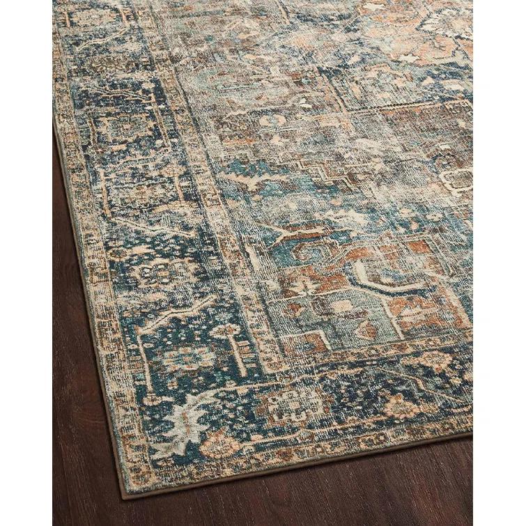 Loloi Margot Terracotta / Lagoon Area Rug feat. Cloudpile