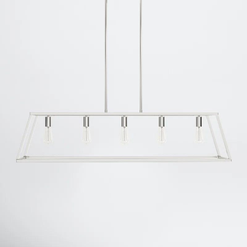 Clare 5 Light Metal Dimmable Kitchen Island Chandelier